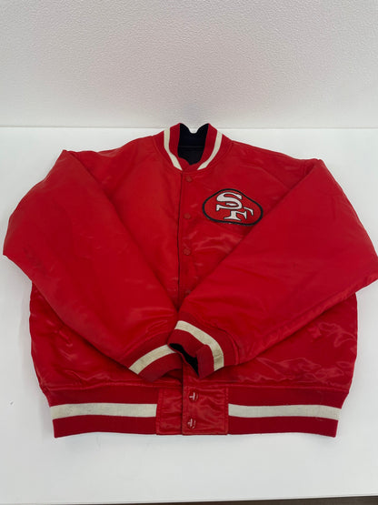 【中古品】【メンズ】  San Francisco 49ers リバーシブルジャケット スタジャン　アウター 146-241223-NK-01-yok サイズ：L カラー：レッド/ブラック系 万代Net店