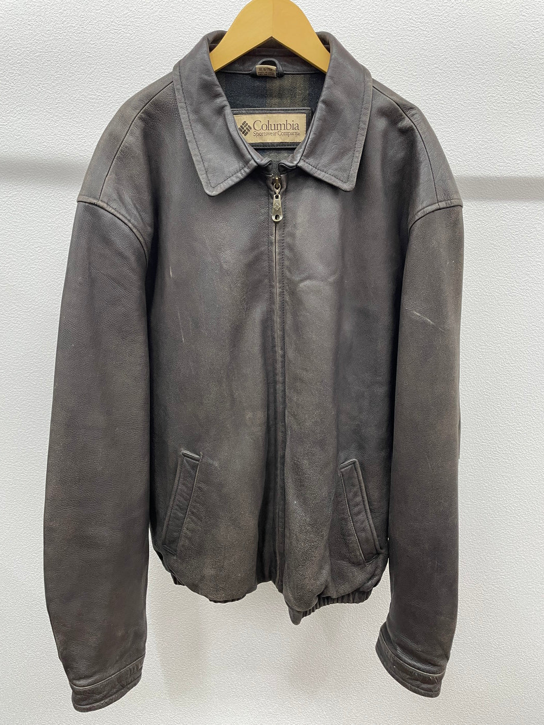 【中古品】【メンズ】 Columbia コロンビア レザージャケット　アウター 147-250108-NK-10-yok サイズ：XL カラー：ブラウン系 万代Net店