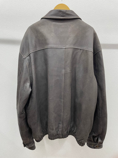 【中古品】【メンズ】 Columbia コロンビア レザージャケット　アウター 147-250108-NK-10-yok サイズ：XL カラー：ブラウン系 万代Net店