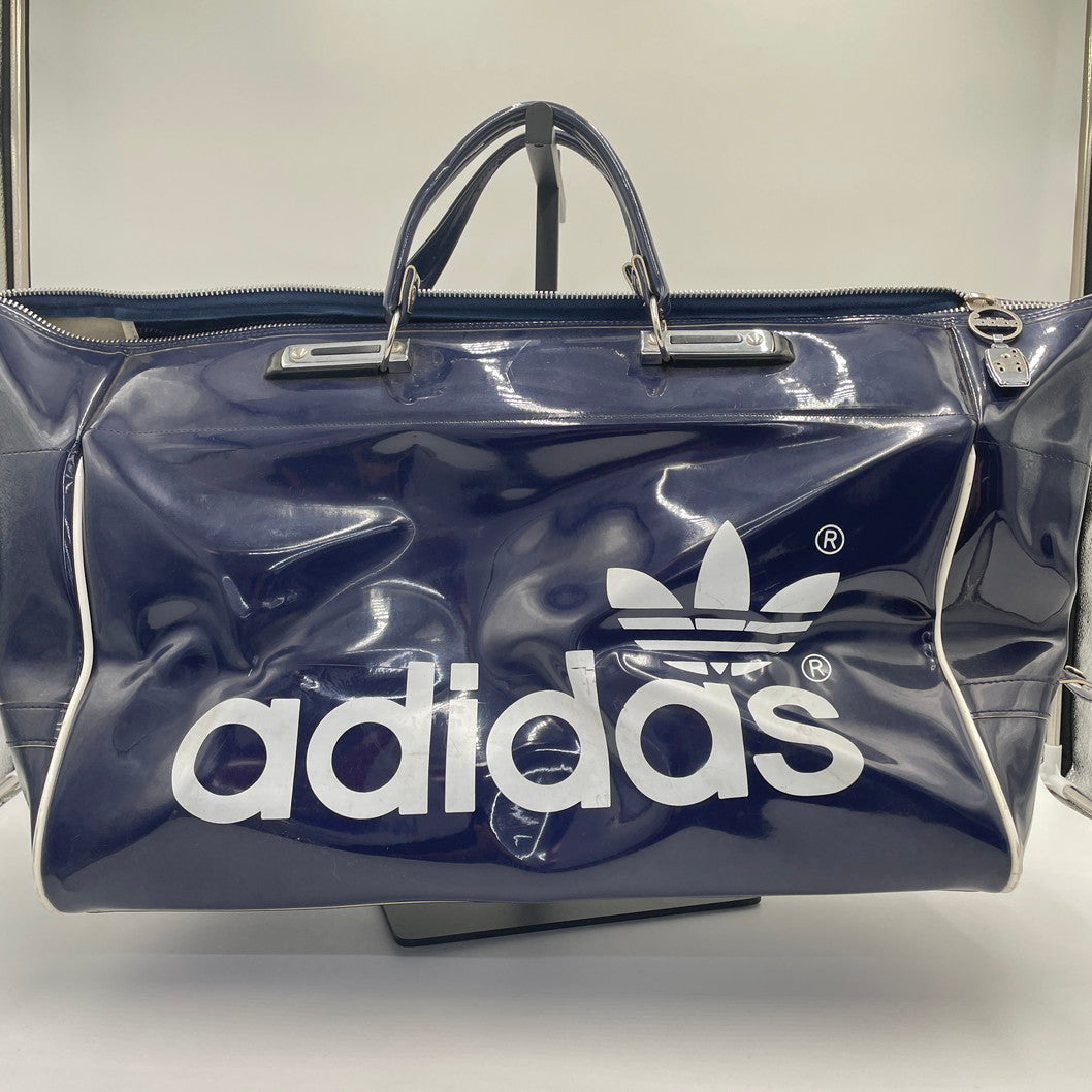 【中古品】【メンズ】 adidas アディダス 80's ボストンバッグ エナメル 188-250201-NK-01-yok カラー：ネイビー系 万代Net店