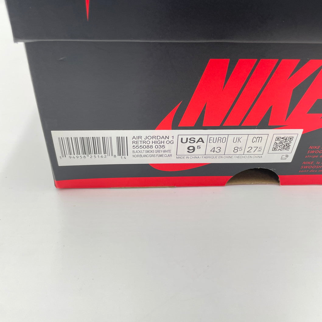 【中古品】【メンズ】 NIKE ナイキ AIR JORDAN1 エアジョーダン1 レトロ 55088-035　スニーカー 160-250201-NK-05-yok カラー：BLACK/LT SMOKE GREY WHITE 万代Net店