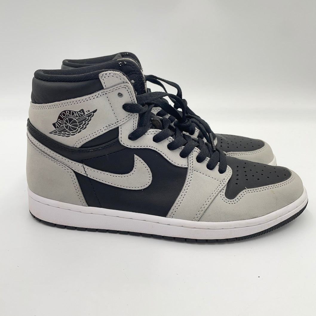 【中古品】【メンズ】 NIKE ナイキ AIR JORDAN1 エアジョーダン1 レトロ 55088-035　スニーカー 160-250201-NK-05-yok カラー：BLACK/LT SMOKE GREY WHITE 万代Net店