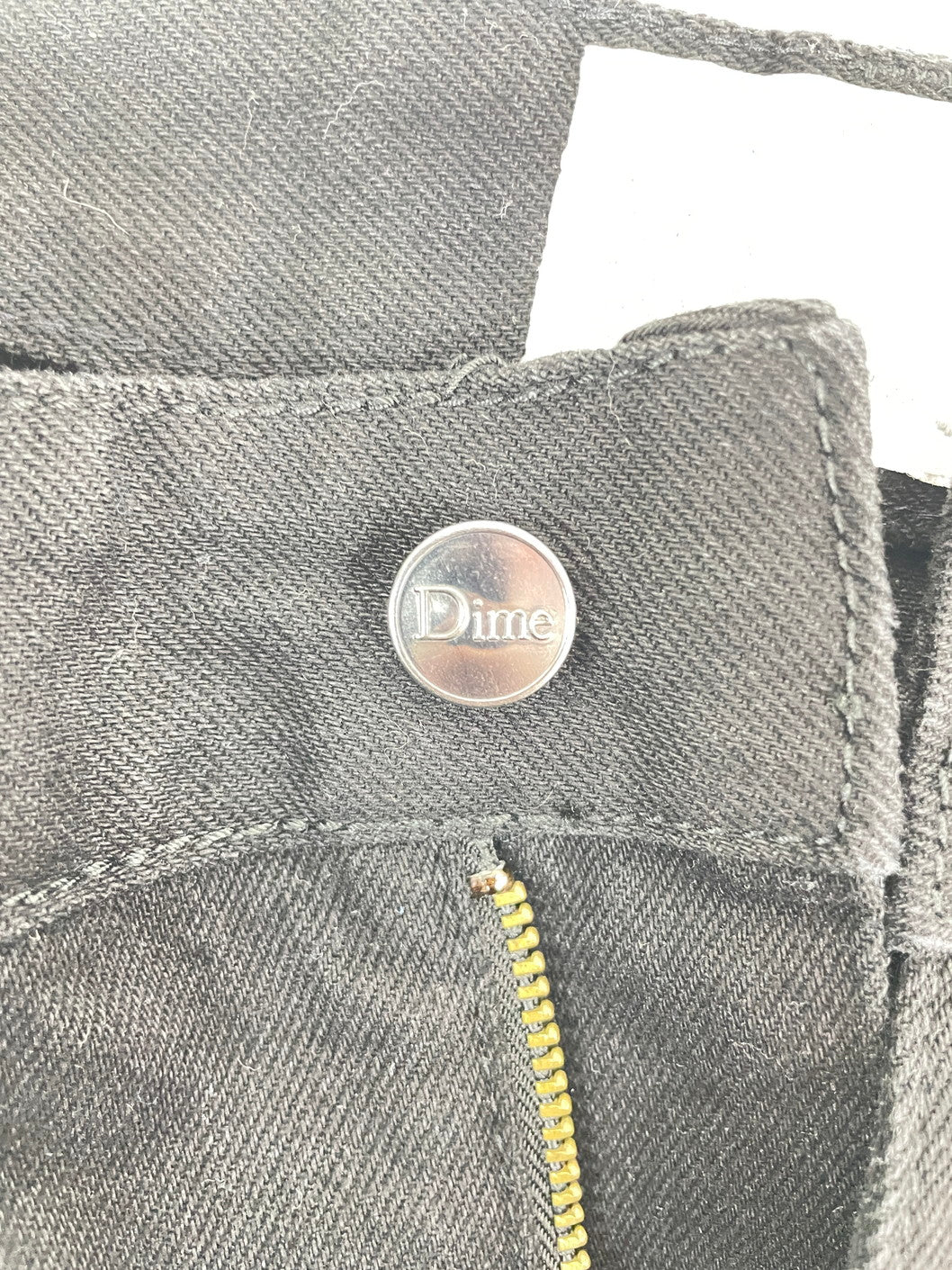 【中古品】【メンズ】  Dime　ダイム　バギーデニムパンツ　背面波型パッチポケット ロゴ 刺繍 145-250213-MI-02-yok サイズ：XL カラー：ブラック系 万代Net店