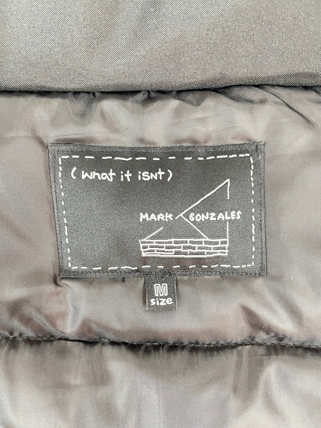 【中古美品】【メンズ】 Mark Gonzales マークゴンザレス (What it isNt) 中綿ジャケット 169-250310-MI-03-yok サイズ：M カラー：ブラック系 万代Net店