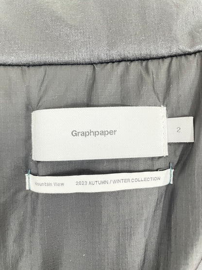 【中古品】【メンズ】  グラフペーパー　GRAPHPAPER　中綿 ジャケット  ブルゾン 147-250312-MI-01-yok サイズ：2 カラー：ブラック系 万代Net店