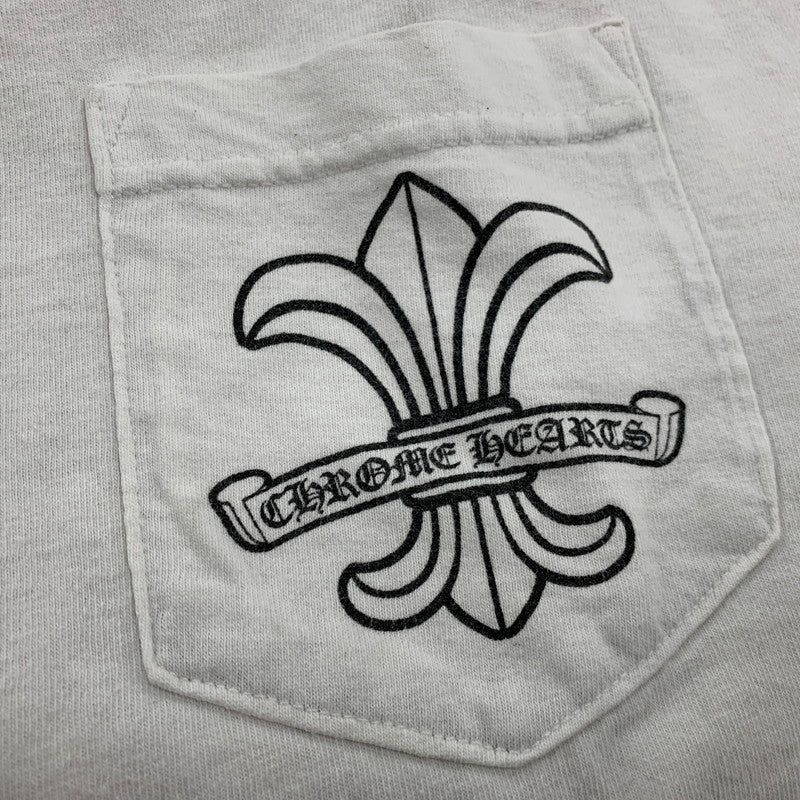 【中古品】【メンズ】 BS FLARE POCKET TEE BSフレア プリント ポケット Tシャツ 半袖 トップス 190-260313-ay-01-izu サイズ：M カラー：ホワイト 万代Net店