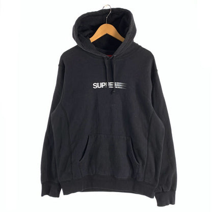 【中古品】【メンズ】 SUPREME MOTION LOGO HOODED SWEATSHIRT シュプリーム モーションロゴ フーディ パーカー ブランド 古着(fuz) 149-260524-gm-02-kit サイズ：L カラー：ブラック 万代Net店