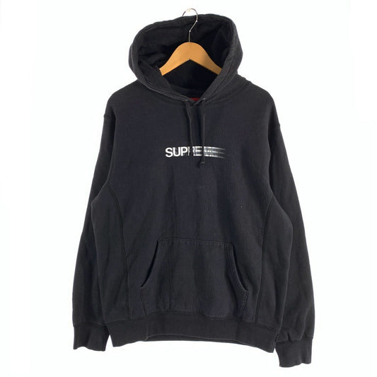 【中古品】【メンズ】 SUPREME MOTION LOGO HOODED SWEATSHIRT シュプリーム モーションロゴ フーディ パーカー ブランド 古着(fuz) 149-260524-gm-02-kit サイズ：L カラー：ブラック 万代Net店