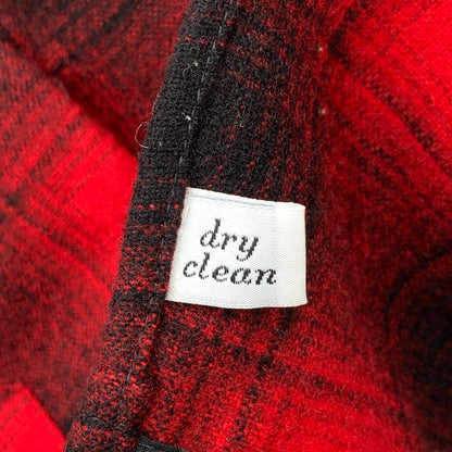 【中古品】【メンズ】 PENDLETON WOOL CHECK SHIRT ペンドルトン ウールチェックシャツ 長袖シャツ ネルシャツ ブランド 古着 (fuz) 145-260524-gm-05-kit サイズ：M カラー：レッド 万代Net店
