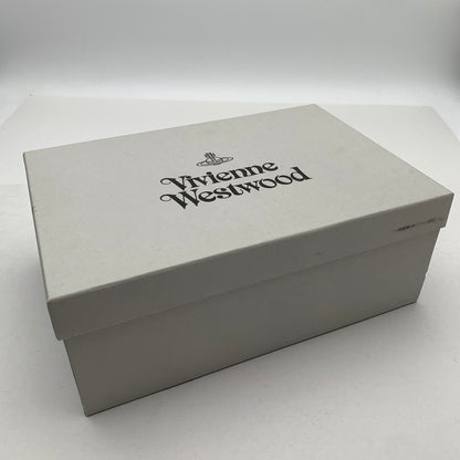 【中古品】【メンズ】 VIVIENNE WESTWOOD CLASSIC TRAINER HIGH ヴィヴィアンウエストウッド ハイカット スニーカー シューズ 靴 ブランド (fuz) 162-260524-gm-19-kit サイズ：40 カラー：ブラック 総柄 万代Net店