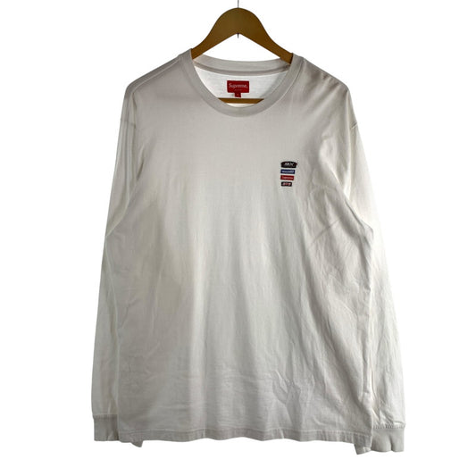 【中古品】【メンズ】 SUPREME SS22 Precision L S Top ロンT シュプリーム 長袖Tシャツ カットソー ブランド 古着 (fuz) 149-260524-gm-07-kit サイズ：L カラー：ホワイト 万代Net店