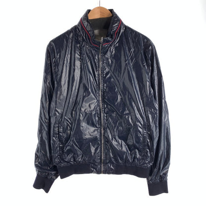 【中古品】【メンズ】 GUCCI グッチ シェリーライン ナイロンジャケット ブルゾン ジップアップジャケット ブランド アウター 古着 (fuz) 141-260524-gm-03-kit サイズ：50 カラー：ネイビー 万代Net店