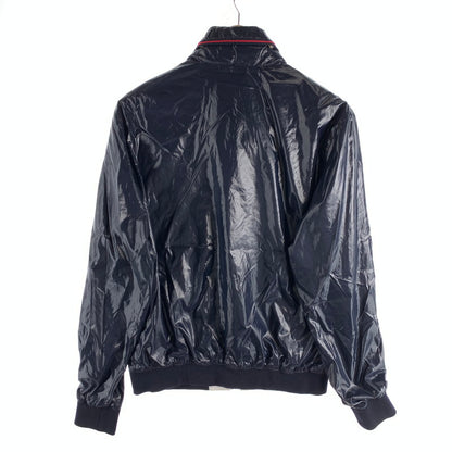 【中古品】【メンズ】 GUCCI グッチ シェリーライン ナイロンジャケット ブルゾン ジップアップジャケット ブランド アウター 古着 (fuz) 141-260524-gm-03-kit サイズ：50 カラー：ネイビー 万代Net店