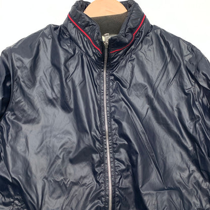 【中古品】【メンズ】 GUCCI グッチ シェリーライン ナイロンジャケット ブルゾン ジップアップジャケット ブランド アウター 古着 (fuz) 141-260524-gm-03-kit サイズ：50 カラー：ネイビー 万代Net店