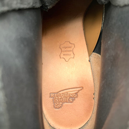 【中古品】【メンズ】 REDWING 8174 レッドウィング プレーントゥ スウェード ブーツ シューズ 靴 ワークブーツ (fuz) 164-260524-gm-12-kit サイズ：26cm カラー：ブラック 万代Net店