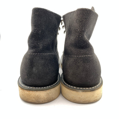 【中古品】【メンズ】 REDWING 8174 レッドウィング プレーントゥ スウェード ブーツ シューズ 靴 ワークブーツ (fuz) 164-260524-gm-12-kit サイズ：26cm カラー：ブラック 万代Net店
