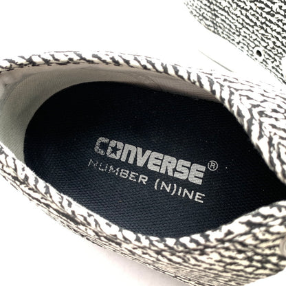 【中古品】【メンズ】 NUMBER NINE×CONVERSE JACK PURCELL N(N) OX コンバース×ナンバーナイン ジャックパーセル スニーカー シューズ 靴 (fuz) 162-260524-gm-16-kit サイズ：27cm カラー：ブラック ホワイト 万代Net店