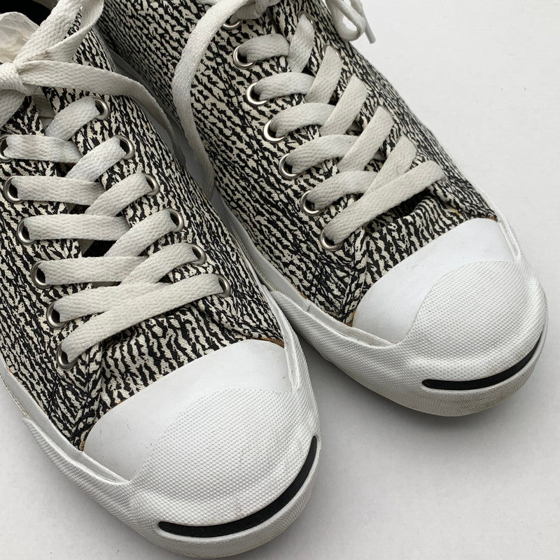 【中古品】【メンズ】 NUMBER NINE×CONVERSE JACK PURCELL N(N) OX コンバース×ナンバーナイン ジャックパーセル スニーカー シューズ 靴 (fuz) 162-260524-gm-16-kit サイズ：27cm カラー：ブラック ホワイト 万代Net店
