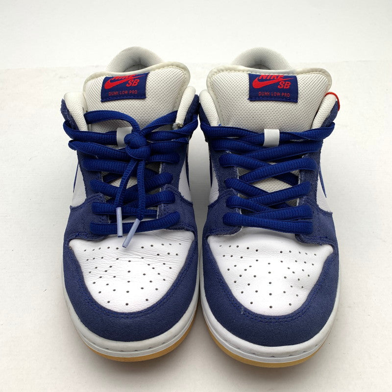 【中古美品】【メンズ】 NIKE SB DO9395-400 DUNK LOW "LOS ANGELES DODGERS DEEP ROYAL BLUE" ナイキ ダンク ロサンゼルス ドジャース スニーカー (fuz) 160-260524-gm-18-kit サイズ：26cm カラー：ブルー 万代Net店