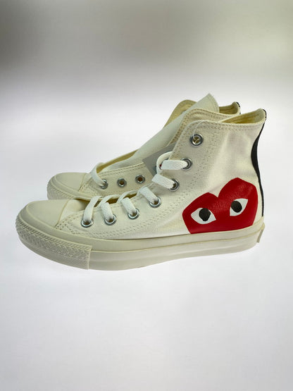 【中古美品】【レディース】 PLAY COMME DES GARCONS プレイ コムデギャルソン × CONVERSE コンバース ALL STAR HI オールスター ハイ スニーカー 166-250914-em-50-min サイズ：23.0cm カラー：ホワイト 万代Net店