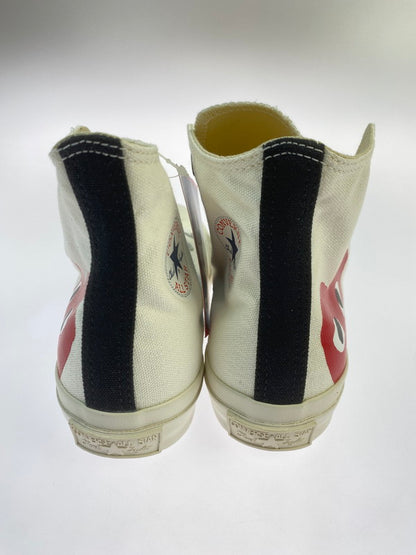 【中古美品】【レディース】 PLAY COMME DES GARCONS プレイ コムデギャルソン × CONVERSE コンバース ALL STAR HI オールスター ハイ スニーカー 166-250914-em-50-min サイズ：23.0cm カラー：ホワイト 万代Net店