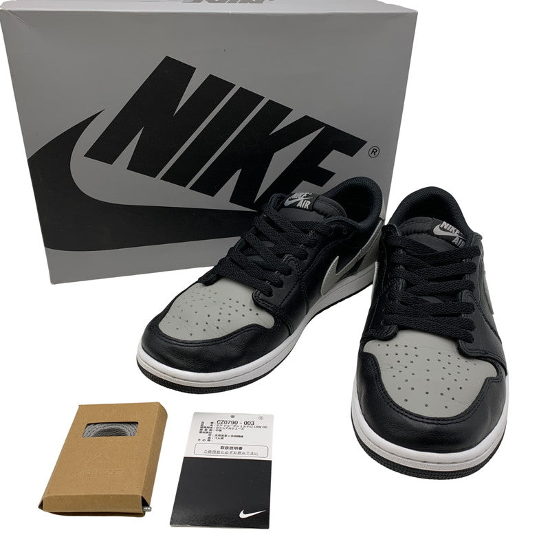 【中古品】【メンズ】 NIKE ナイキ CZ0790-003 AIR JORDAN 1 RETRO LOW OG エア ジョーダン 1 レトロ ロー オリジナル スニーカー シューズ 靴 160-250919-cs-05-izu サイズ：27.5cm カラー：BLACK/MEDEIUM GREY-WHITE 万代Net店