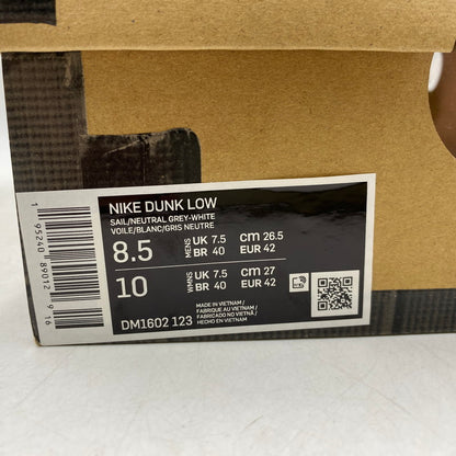 【中古品】【メンズ】 NIKE ナイキ ×OFF-WHITE オフホワイト DM1602-123 DUNK LOW ダンク ロウ 1 OF 50 49 スニーカー シューズ 靴 160-250920-ya-22-izu サイズ：26.5cm カラー：GREY-WHITE 万代Net店