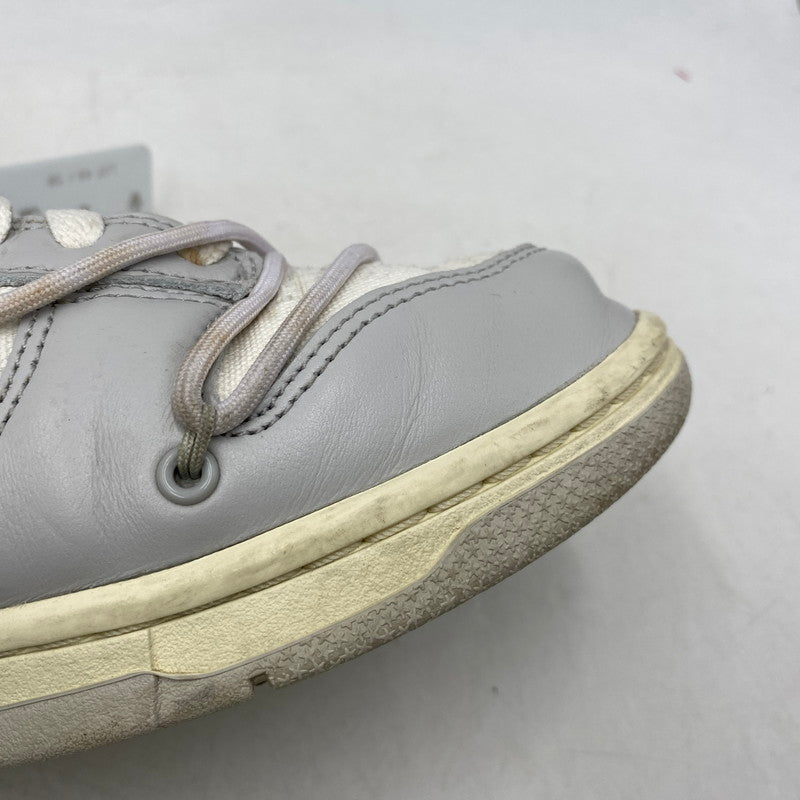 【中古品】【メンズ】 NIKE ナイキ ×OFF-WHITE オフホワイト DM1602-123 DUNK LOW ダンク ロウ 1 OF 50 49 スニーカー シューズ 靴 160-250920-ya-22-izu サイズ：26.5cm カラー：GREY-WHITE 万代Net店