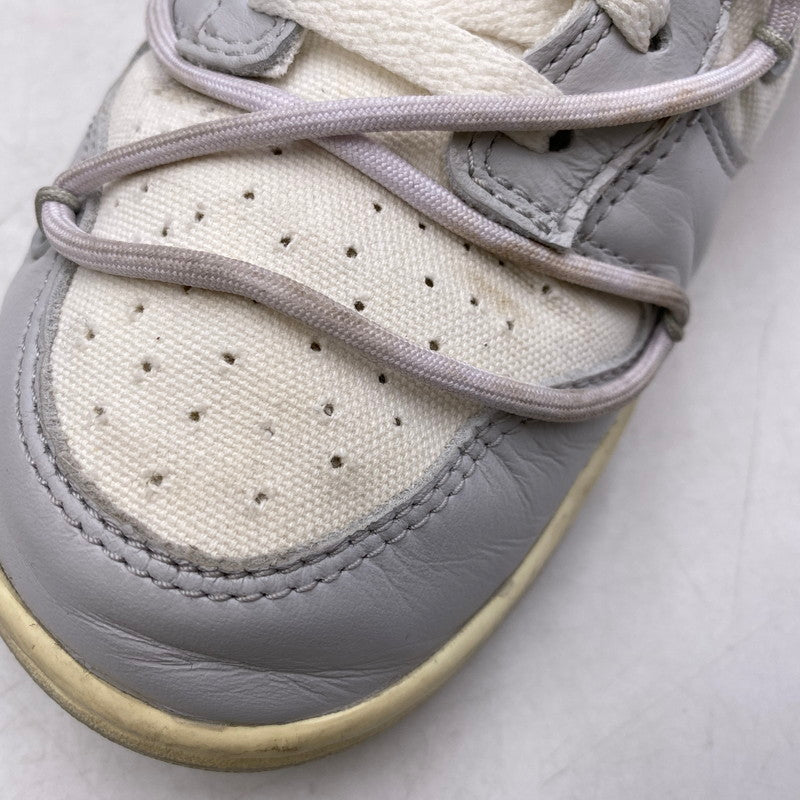 【中古品】【メンズ】 NIKE ナイキ ×OFF-WHITE オフホワイト DM1602-123 DUNK LOW ダンク ロウ 1 OF 50 49 スニーカー シューズ 靴 160-250920-ya-22-izu サイズ：26.5cm カラー：GREY-WHITE 万代Net店