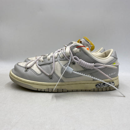 【中古品】【メンズ】 NIKE ナイキ ×OFF-WHITE オフホワイト DM1602-123 DUNK LOW ダンク ロウ 1 OF 50 49 スニーカー シューズ 靴 160-250920-ya-22-izu サイズ：26.5cm カラー：GREY-WHITE 万代Net店