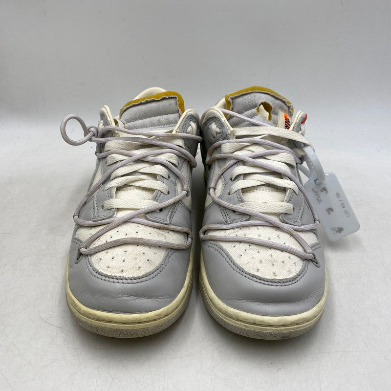 【中古品】【メンズ】 NIKE ナイキ ×OFF-WHITE オフホワイト DM1602-123 DUNK LOW ダンク ロウ 1 OF 50 49 スニーカー シューズ 靴 160-250920-ya-22-izu サイズ：26.5cm カラー：GREY-WHITE 万代Net店