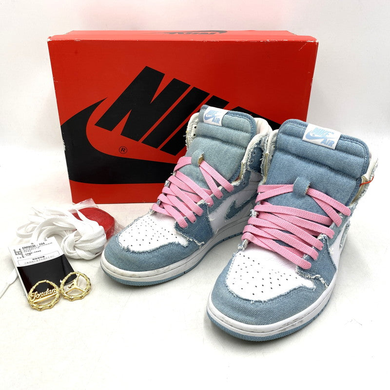 【中古品】【メンズ】 NIKE ナイキ DM9036-104 WOMEN’S AIR JORDAN 1 HIGH OG ウィメンズ エアジョーダン1 ハイ OG スニーカー シューズ 靴 160-250920-ya-20-izu サイズ：27cm カラー：WHITE/BOARDER BLUE 万代Net店