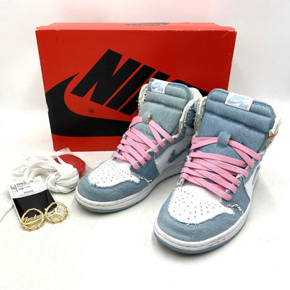 【中古品】【メンズ】 NIKE ナイキ DM9036-104 WOMEN’S AIR JORDAN 1 HIGH OG ウィメンズ エアジョーダン1 ハイ OG スニーカー シューズ 靴 160-250920-ya-20-izu サイズ：27cm カラー：WHITE/BOARDER BLUE 万代Net店