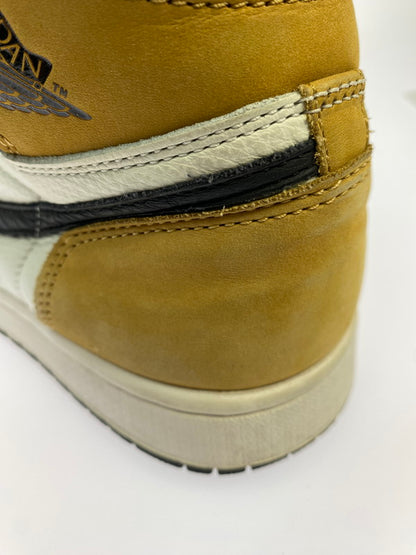 【中古品】【メンズ】 NIKE ナイキ JORDAN 1 RETRO HIGH OG ROOKIE OF THE YEAR 555088-700 エアジョーダン 1 レトロ ハイ オージー ルーキー オブ ザ イヤー スニーカー 靴 160-250909-kk-33-min カラー：GOLDEN HARVEST/BLACK-SAIL 万代Net店