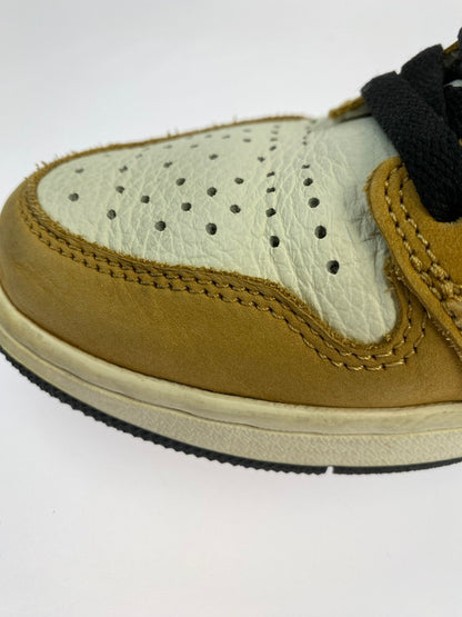 【中古品】【メンズ】 NIKE ナイキ JORDAN 1 RETRO HIGH OG ROOKIE OF THE YEAR 555088-700 エアジョーダン 1 レトロ ハイ オージー ルーキー オブ ザ イヤー スニーカー 靴 160-250909-kk-33-min カラー：GOLDEN HARVEST/BLACK-SAIL 万代Net店