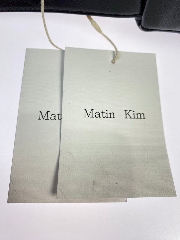 【LIFTる。景品】【中古美品】【レディース】 MATIN KIM SHOULDER BAG MK2411BG002M マーティンキム ショルダーバッグ カバン 188-250917-yn-04-min カラー：ブラック 万代Net店