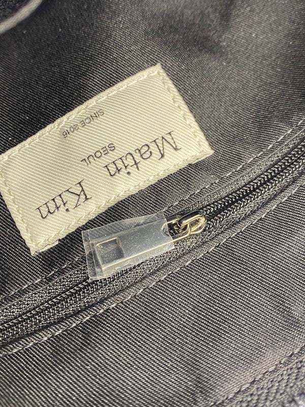 【LIFTる。景品】【中古美品】【レディース】 MATIN KIM SHOULDER BAG MK2411BG002M マーティンキム ショルダーバッグ カバン 188-250917-yn-04-min カラー：ブラック 万代Net店