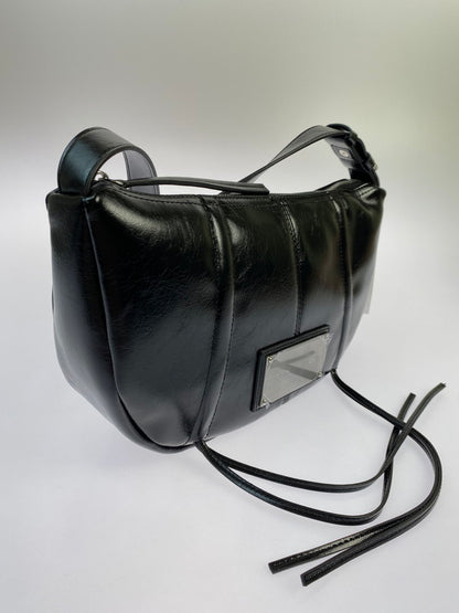 【LIFTる。景品】【中古美品】【レディース】 MATIN KIM SHOULDER BAG MK2411BG002M マーティンキム ショルダーバッグ カバン 188-250917-yn-04-min カラー：ブラック 万代Net店
