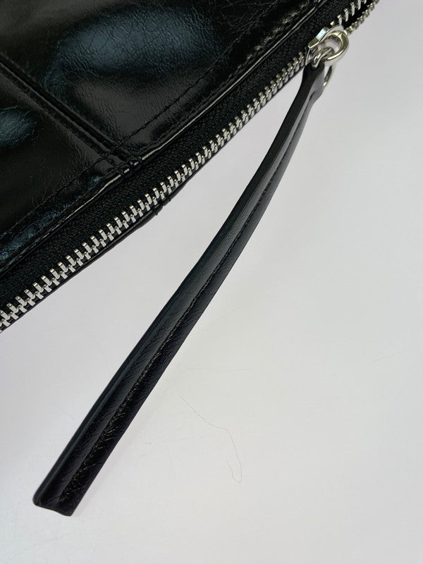 【LIFTる。景品】【中古美品】【レディース】 MATIN KIM SHOULDER BAG MK2411BG002M マーティンキム ショルダーバッグ カバン 188-250917-yn-04-min カラー：ブラック 万代Net店