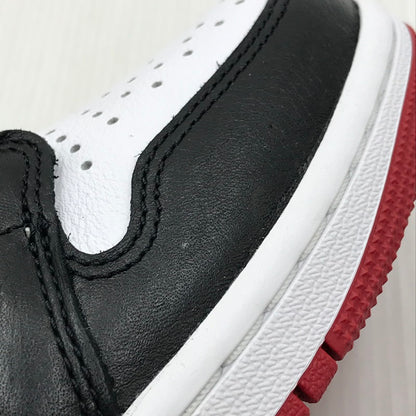 【中古美品】【メンズ】 NIKE ナイキ AIR JORDAN 1 RETRO LOW OG BLACK TOE CZ0790-106 エアジョーダン1 レトロ ロー OG ブラック トゥ スニーカー 靴 160-250928-rt-04-tag サイズ：26.5cm US 8.5 カラー：WHITE/BLACK-VARSITY RED 万代Net店