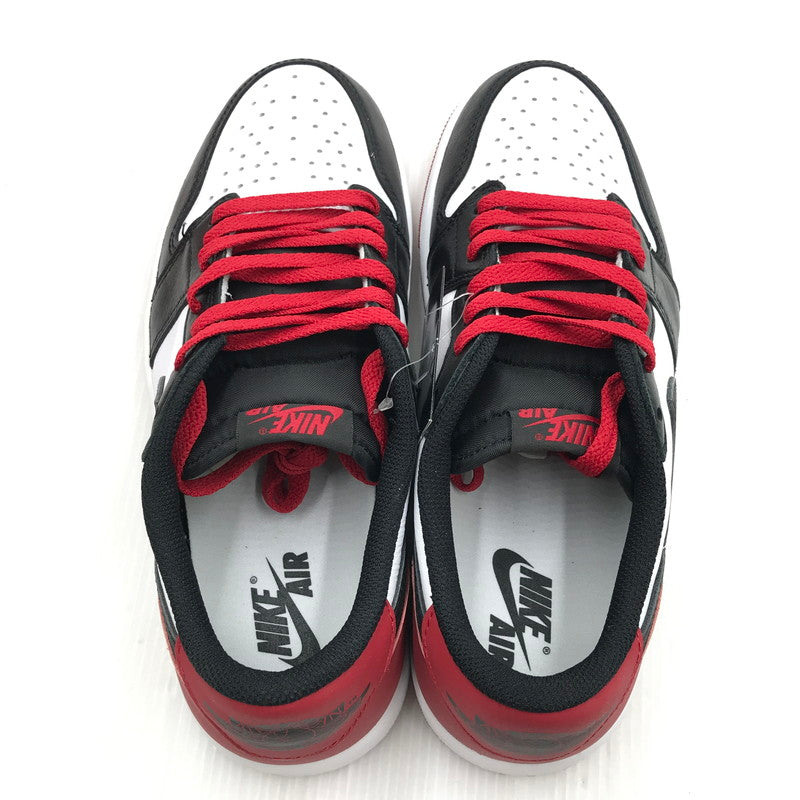【中古美品】【メンズ】 NIKE ナイキ AIR JORDAN 1 RETRO LOW OG BLACK TOE CZ0790-106 エアジョーダン1 レトロ ロー OG ブラック トゥ スニーカー 靴 160-250928-rt-04-tag サイズ：26.5cm US 8.5 カラー：WHITE/BLACK-VARSITY RED 万代Net店