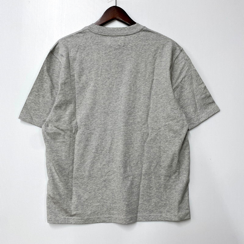 【中古美品】【メンズ】 ami alexandre mattiussi アミアレクサンドレマチウシ BFUTS005 SS HEART LOGO T-SHIRT ショートスリーブ ハート ロゴ Tシャツ トップス 半袖 168-250919-cs-13-izu サイズ：XS カラー：グレー 万代Net店