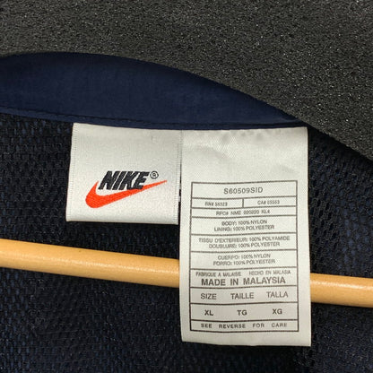 【中古品】【メンズ】 NIKE ナイキ 銀タグ ナイロンジャケット アウター ブランド 古着 146-250223-gm-36-fuz サイズ：XL カラー：ネイビー 万代Net店