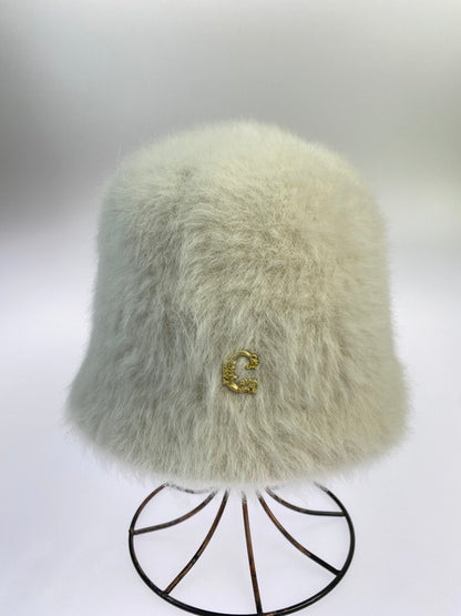 【LIFTる。景品】【中古美品】【レディース】 CA4LA カシラ ANGORA2 イタリア製 アンゴラメトロハット 帽子 185-250927-ks-07-min カラー：ホワイト 万代Net店