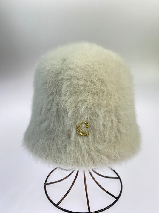 【LIFTる。景品】【中古美品】【レディース】 CA4LA カシラ ANGORA2 イタリア製 アンゴラメトロハット 帽子 185-250927-ks-07-min カラー：ホワイト 万代Net店