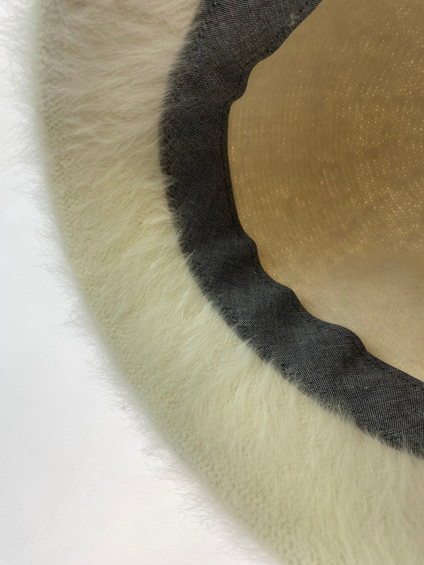 【LIFTる。景品】【中古美品】【レディース】 CA4LA カシラ ANGORA2 イタリア製 アンゴラメトロハット 帽子 185-250927-ks-07-min カラー：ホワイト 万代Net店