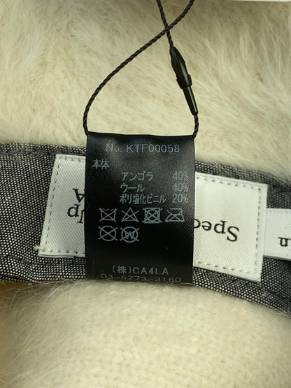 【LIFTる。景品】【中古美品】【レディース】 CA4LA カシラ ANGORA2 イタリア製 アンゴラメトロハット 帽子 185-250927-ks-07-min カラー：ホワイト 万代Net店