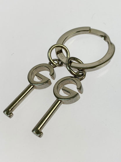 【中古品】【メンズ/レディース】 GUCCI グッチ キーリング Gロゴ 鍵モチーフ 296551 183-250918-em-09-min カラー：シルバー 万代Net店