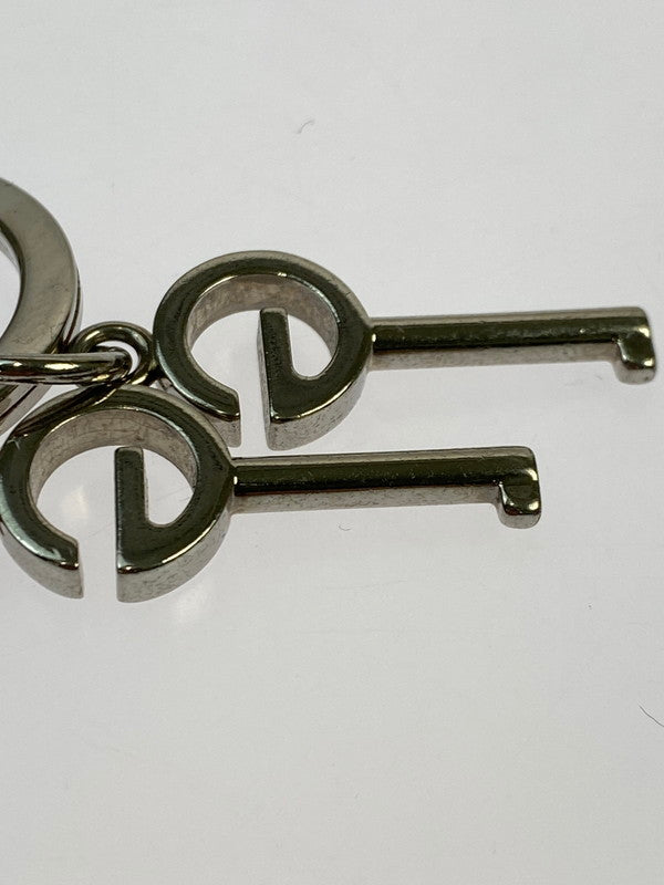 【中古品】【メンズ/レディース】 GUCCI グッチ キーリング Gロゴ 鍵モチーフ 296551 183-250918-em-09-min カラー：シルバー 万代Net店
