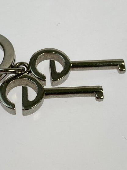 【中古品】【メンズ/レディース】 GUCCI グッチ キーリング Gロゴ 鍵モチーフ 296551 183-250918-em-09-min カラー：シルバー 万代Net店